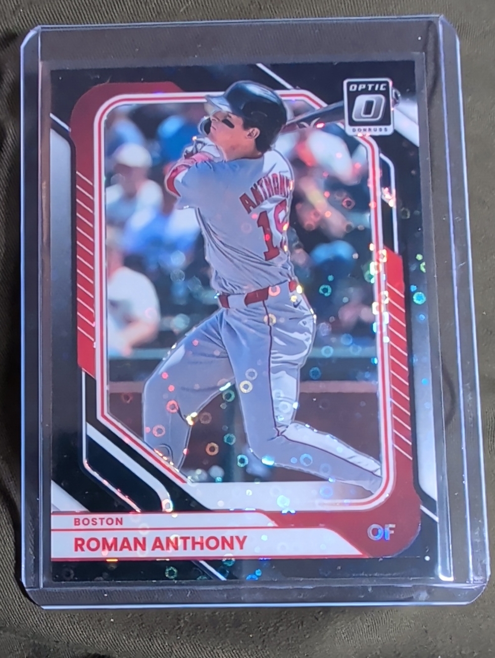 2026 Donruss Optic Roman Anthony Black Circles Optic Boston Red Sox